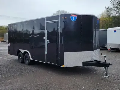 8.5 x 20 Interstate V-Nose Enclosed Car Carrier Trailer FREE INSPECTION