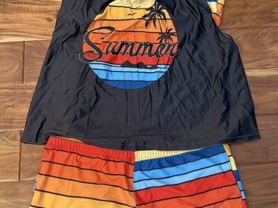 New Women Size 2X Two Piece Swimsuit