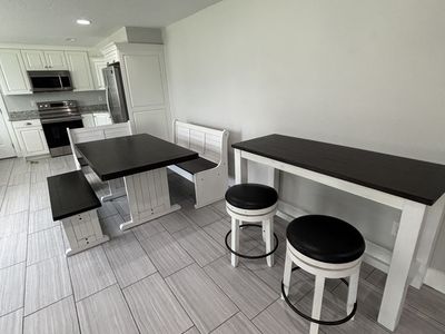 Dining set and console table