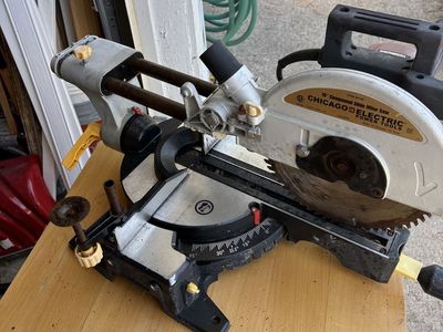 10” Chicago Electric Compound Slide Miter Table Saw