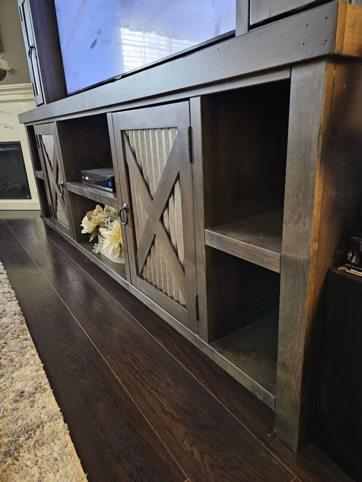 Large Entertainment Center (two piece)