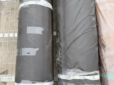 New. 2 Rolls Of 60 Black Canvas More Than 50 Yard