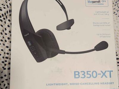 2 pair BLUEPARROT B350-XT HEADSETS