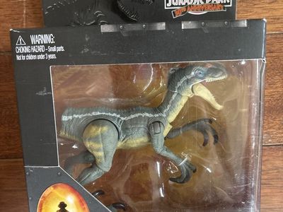 Mattel Jurassic Park III Hammond Collection Velociraptor Action Figure NIB - 30th anniversary edition
