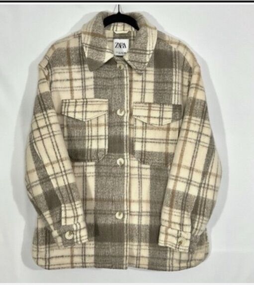 Zara Oversized Small Shacket Coat