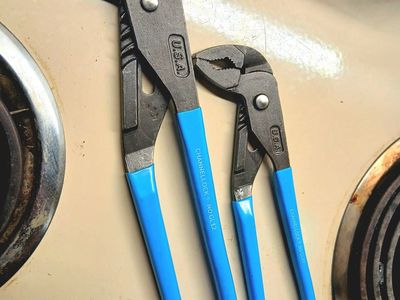 Channellock Tongue and Groove Pliers Set - GL12 and GL10 - Blue Grips