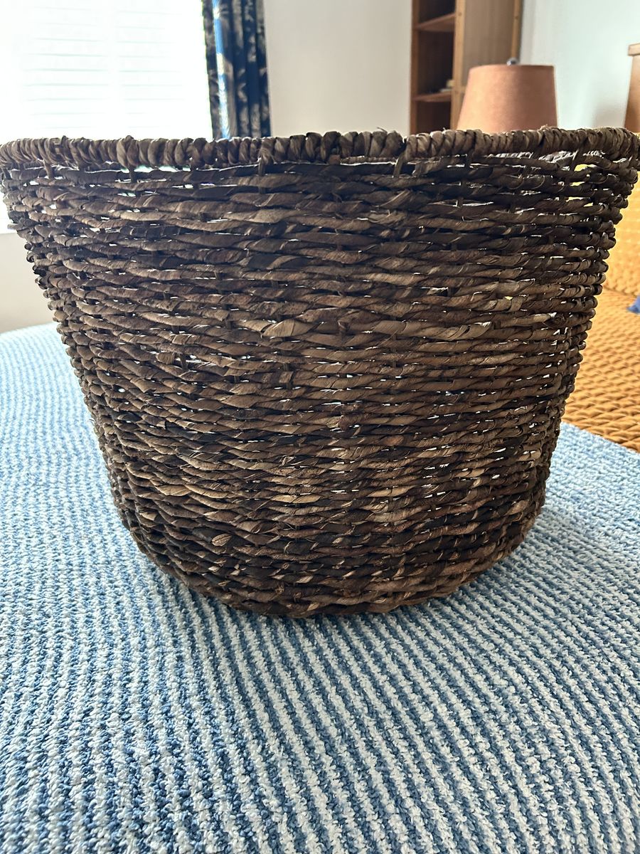 large whicker basket