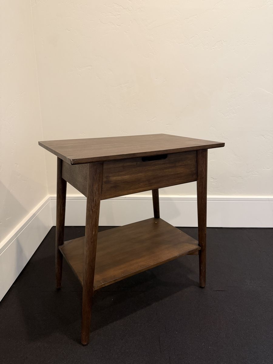 Wood Modern Nightstand