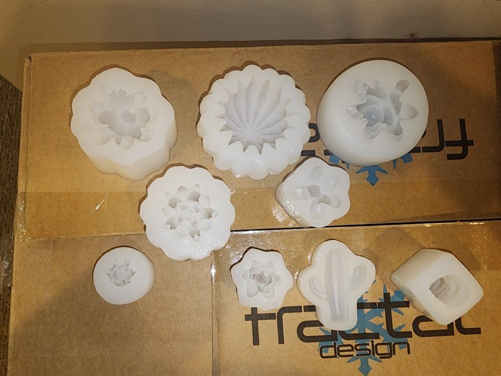 Silicone Resin Molds Set - Assorted Succulent and Plant Designs