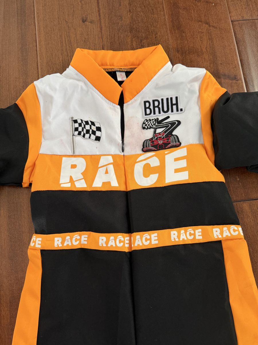 Boys racecar costume 8-10 age
