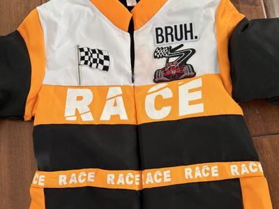 Boys racecar costume 8-10 age