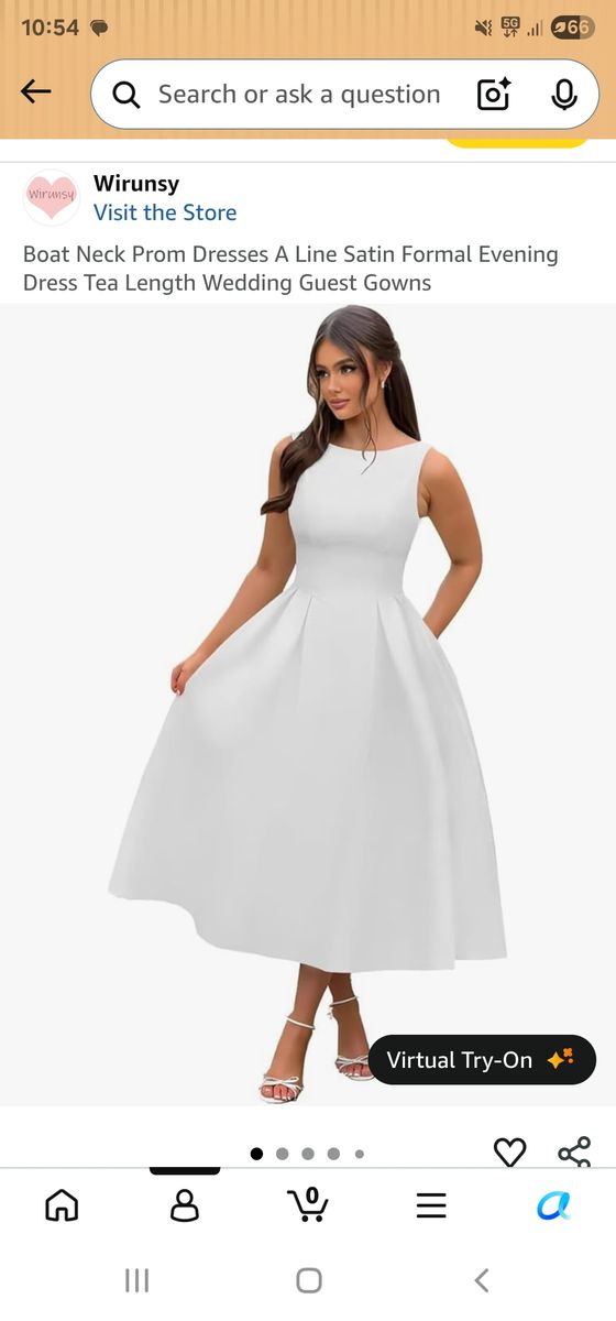 Beautiful white dress