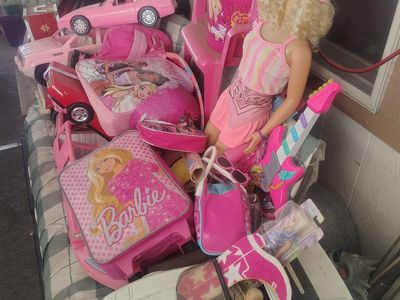 large Barbie collection collector items