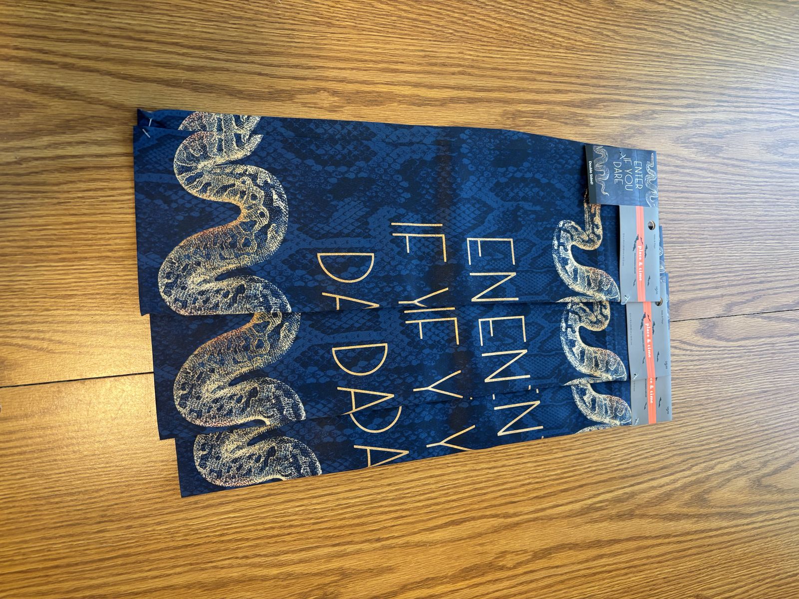 Halloween flags and placemats