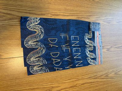 Halloween flags and placemats