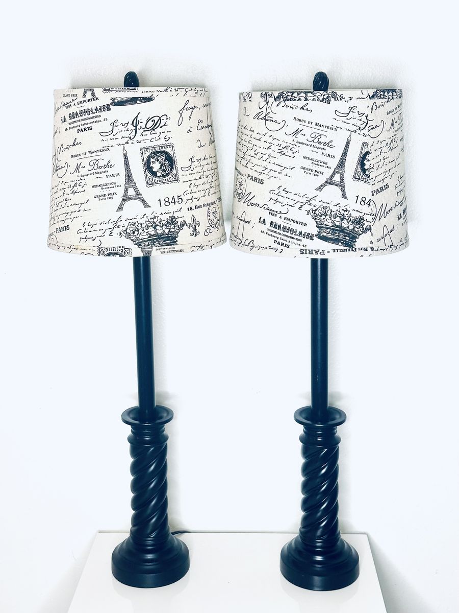 2 Paris Lamps
