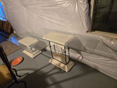 Coffee table and sofa table $125