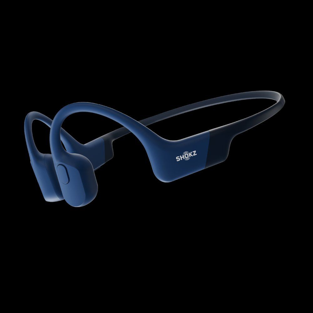 Shokz OpenRun Pro Bone Conduction Sport Headphones - Blue - Lightweight, Sweatproof