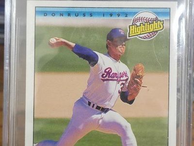 1992 Donruss Nolan Ryan Graded 9 Card