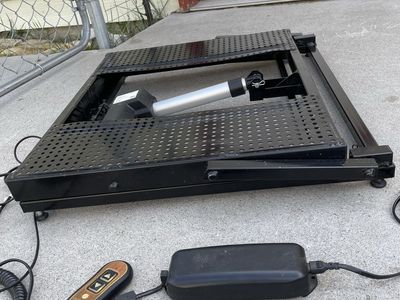 Electric chair lift hardware