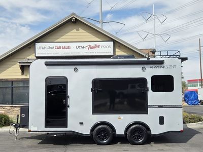 8x18 / 8.5x18 10K Toy Hauler Travel Trailer Fridge/Microwave TRIPLE TENT!!! RAYNGER 2026