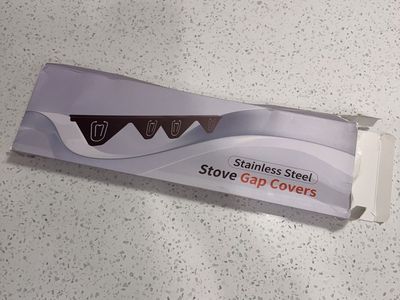 Stainless Steel Stove Gap Covers - New in Box