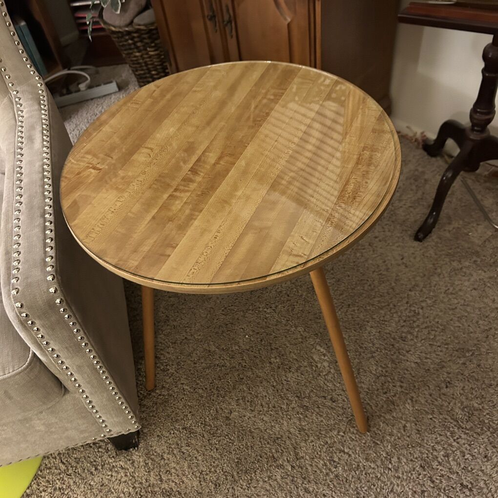 Round End Table Or Small Kitchen Table For One