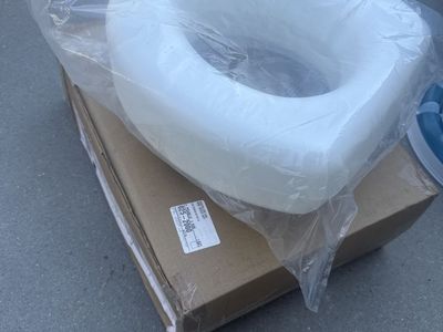 Brand new toilet riser