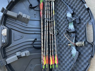 Bow, Arrows, Case