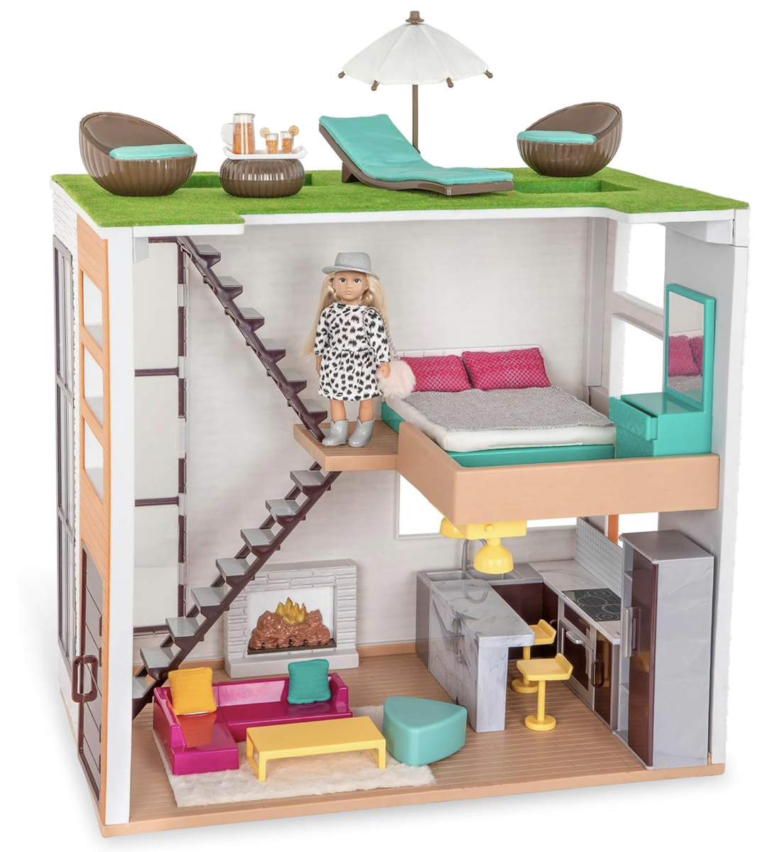 NEW: Lori Dollhouse, 6" Doll, & Accessories