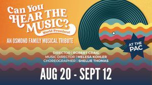 One Ticket to Thursday, Sept 3, 2026 Osmond Tribute Performance
