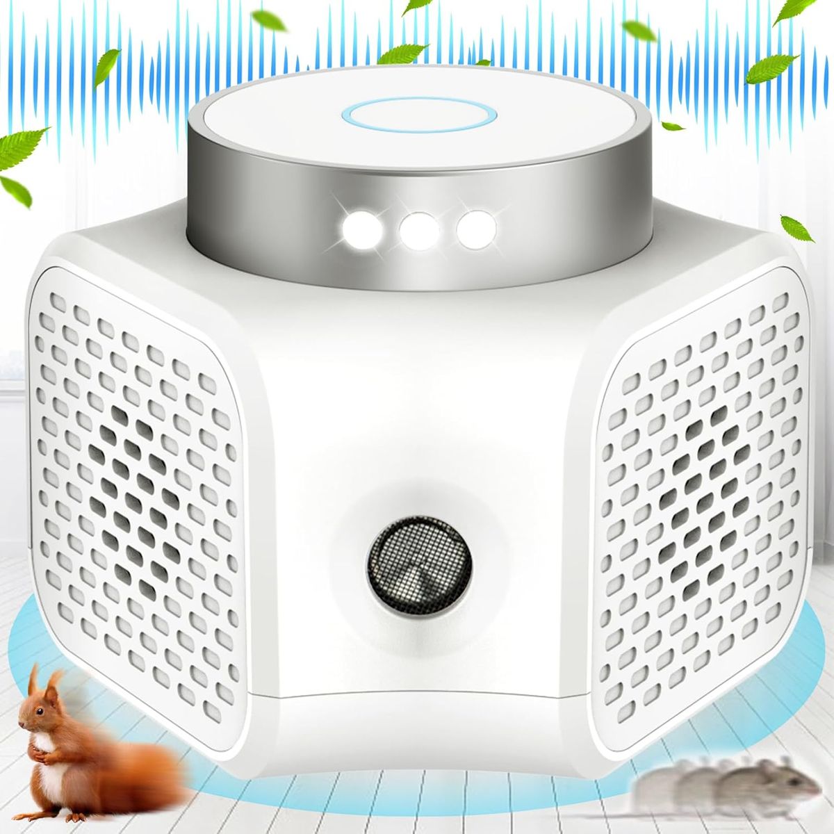 NEW Ultrasonic Repeller Pest,Squirrel Repellent,Rodent Repellent Ultrasonic Plug in,Mouse Repellent for House