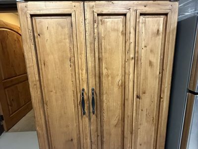 Sub-Zero 632 Built-In Refrigerator/Freezer with Custom Wood Panels