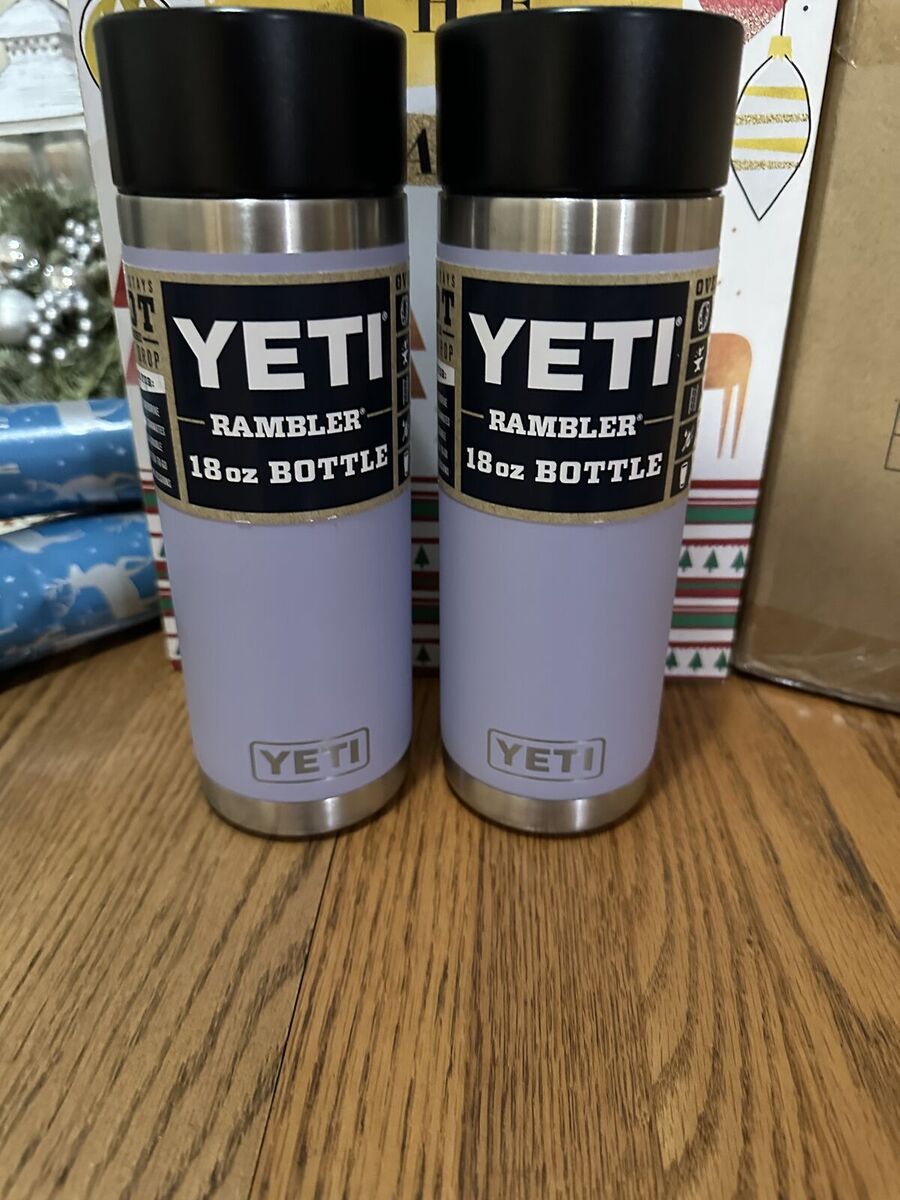 Yeti Rambler Hotshot Bottles, 18 oz, (Qty- 2), Vacuum Insulated for Hot Beverages.