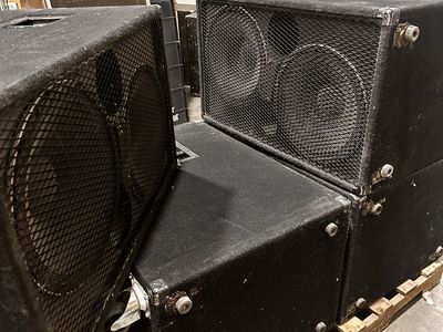 Peavey DTH Sub 1400W RMS Passive PA Subwoofer Speaker Black (4 Units)