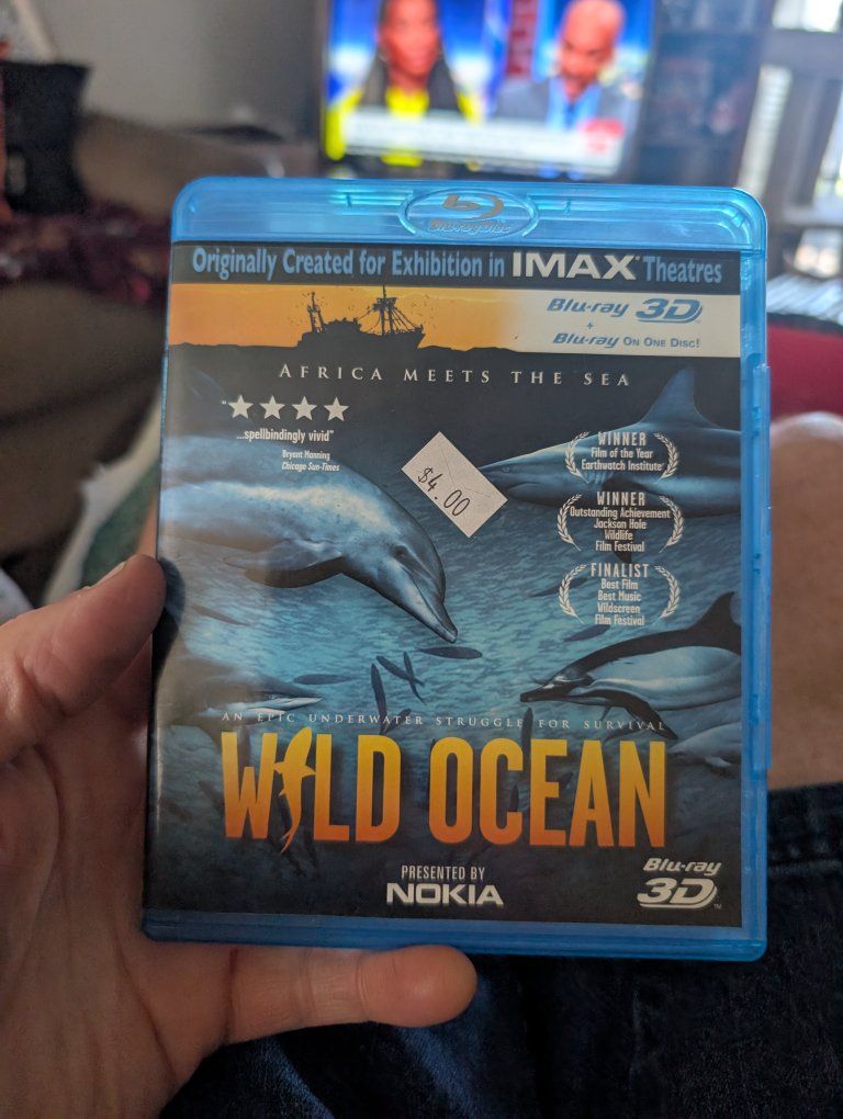 Wild Ocean Blu-ray 3D IMAX Nature Documentary Widescreen