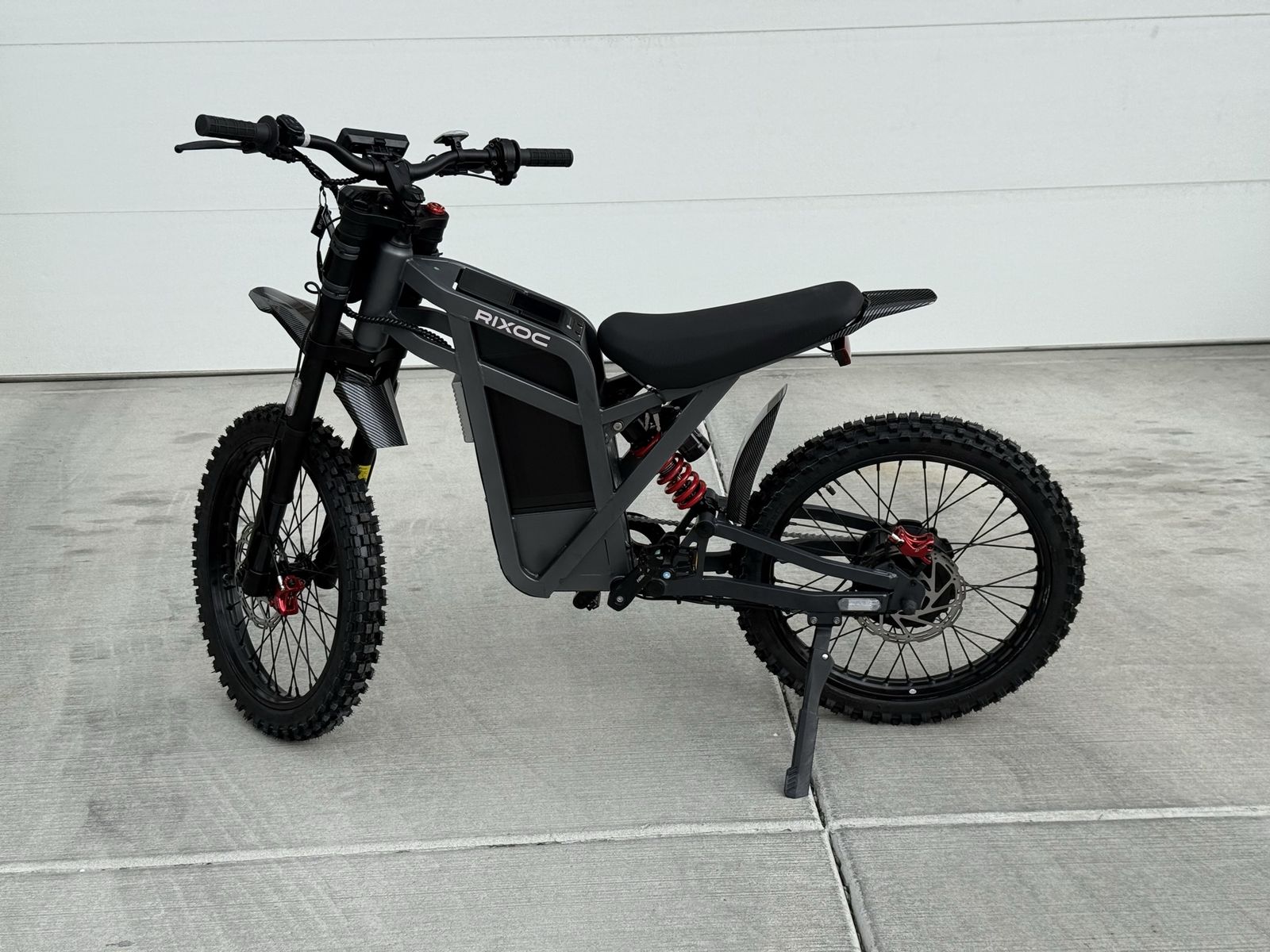 RIXOC Electric Off-Road Bike - Gray / Black