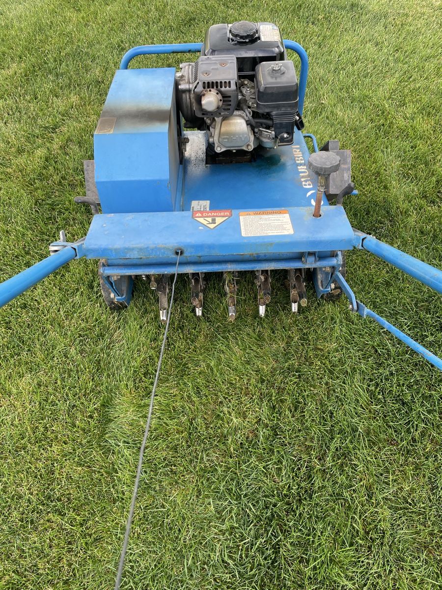 Bluebird Lawn Aerator with Honda GX Engine