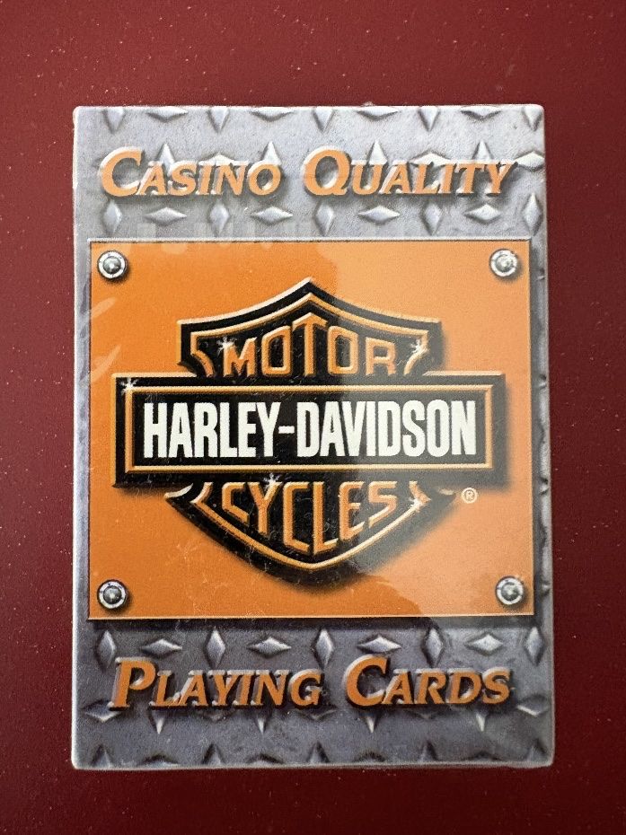 Harley-Davidson Casino Quality Playing Cards - New, Sealed Deck for Collectors & Enthusiasts