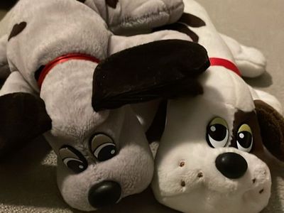 2 cute vintage pound puppies