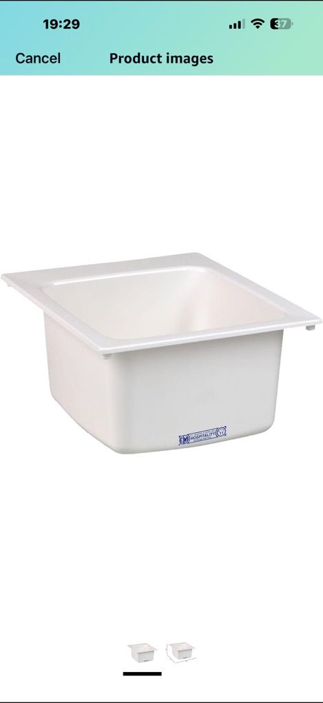 NEW Mustee Utility Sink 17x20