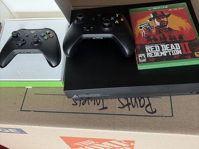 Xbox One X, 1TB with Red Dead Redemption 2 & 2 Controllers