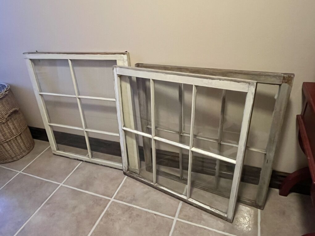 Old Farmhouse Windows 6 Pane $50 Each