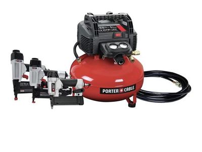 Porter Cable - Air Compressor With 3 Nailers