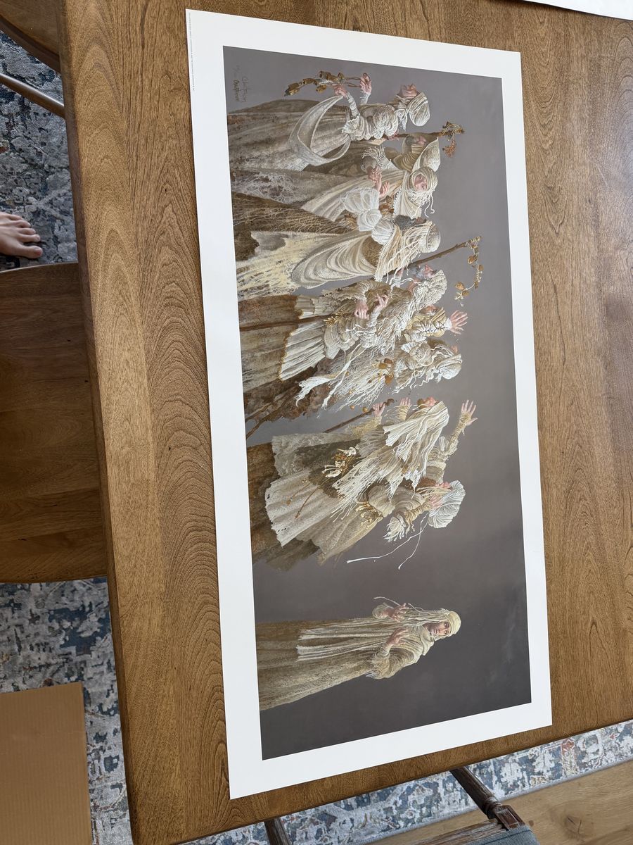 James C Christensen The 10 Lepers Signed Numbered Lithograph 396/550