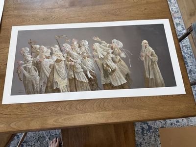 James C Christensen The 10 Lepers Signed Numbered Lithograph 396/550