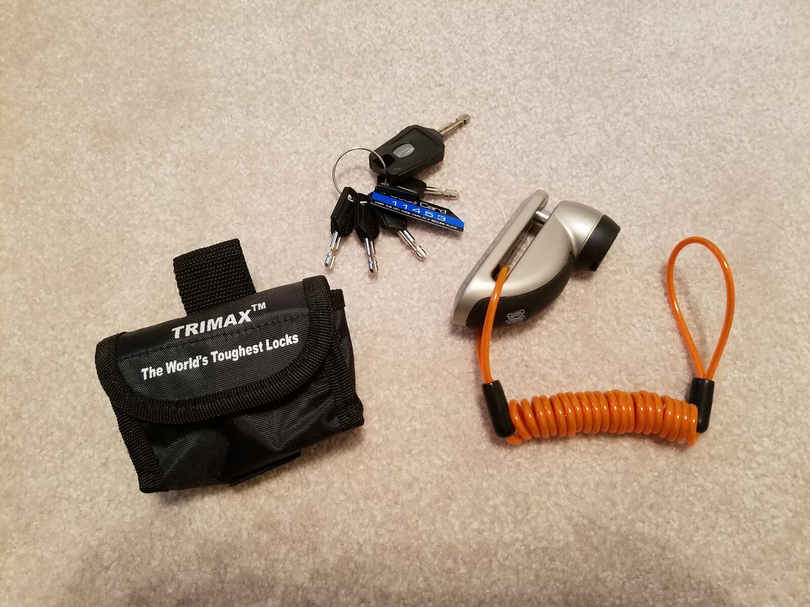 Trimax Motorcycle Disc Lock