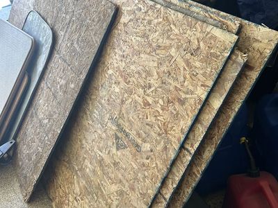 Used Plywood 4 & 1/2 sheets - Great for Ground Protection, Subflooring, or DIY ($10 total)