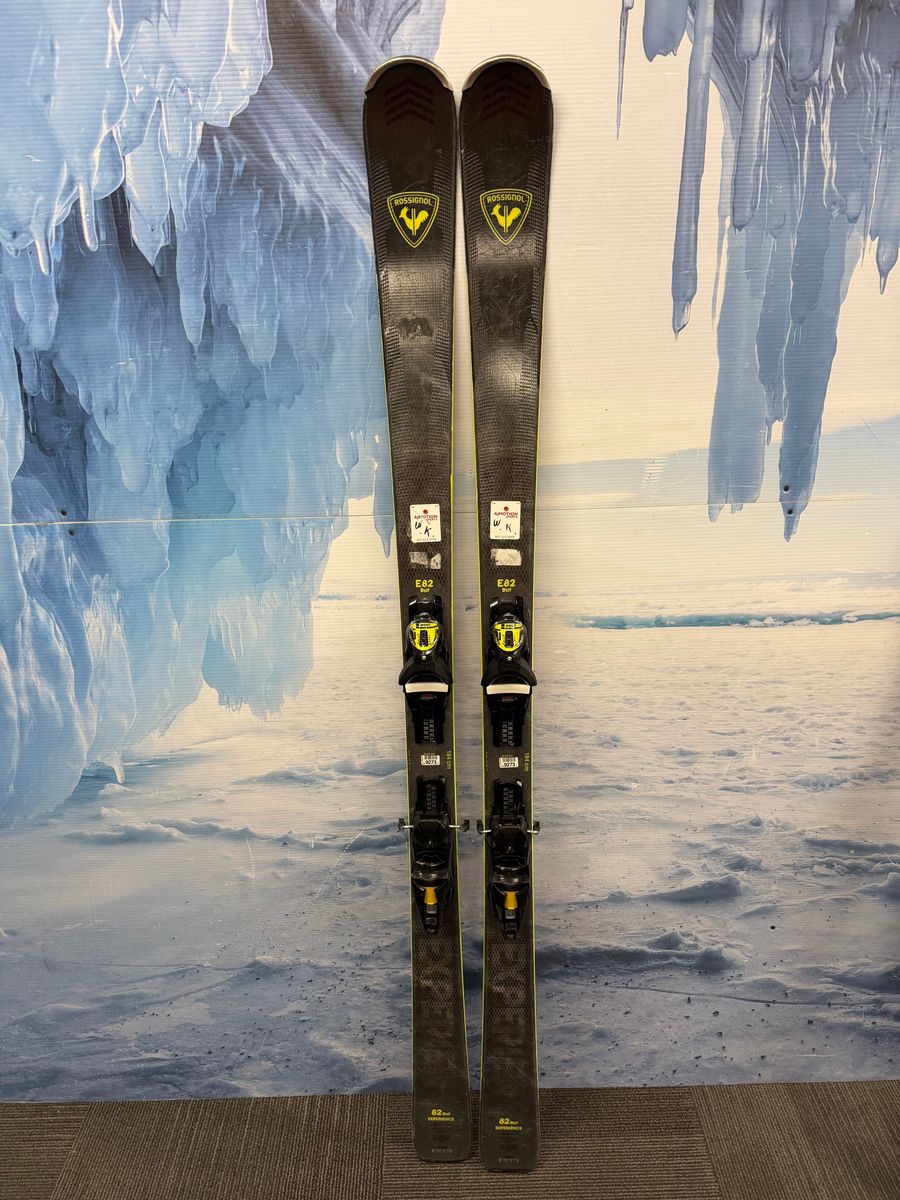 Used 2023 Rossignol EXP 82 Basalt 184cm Skis w/ Look NX12 Bindings
