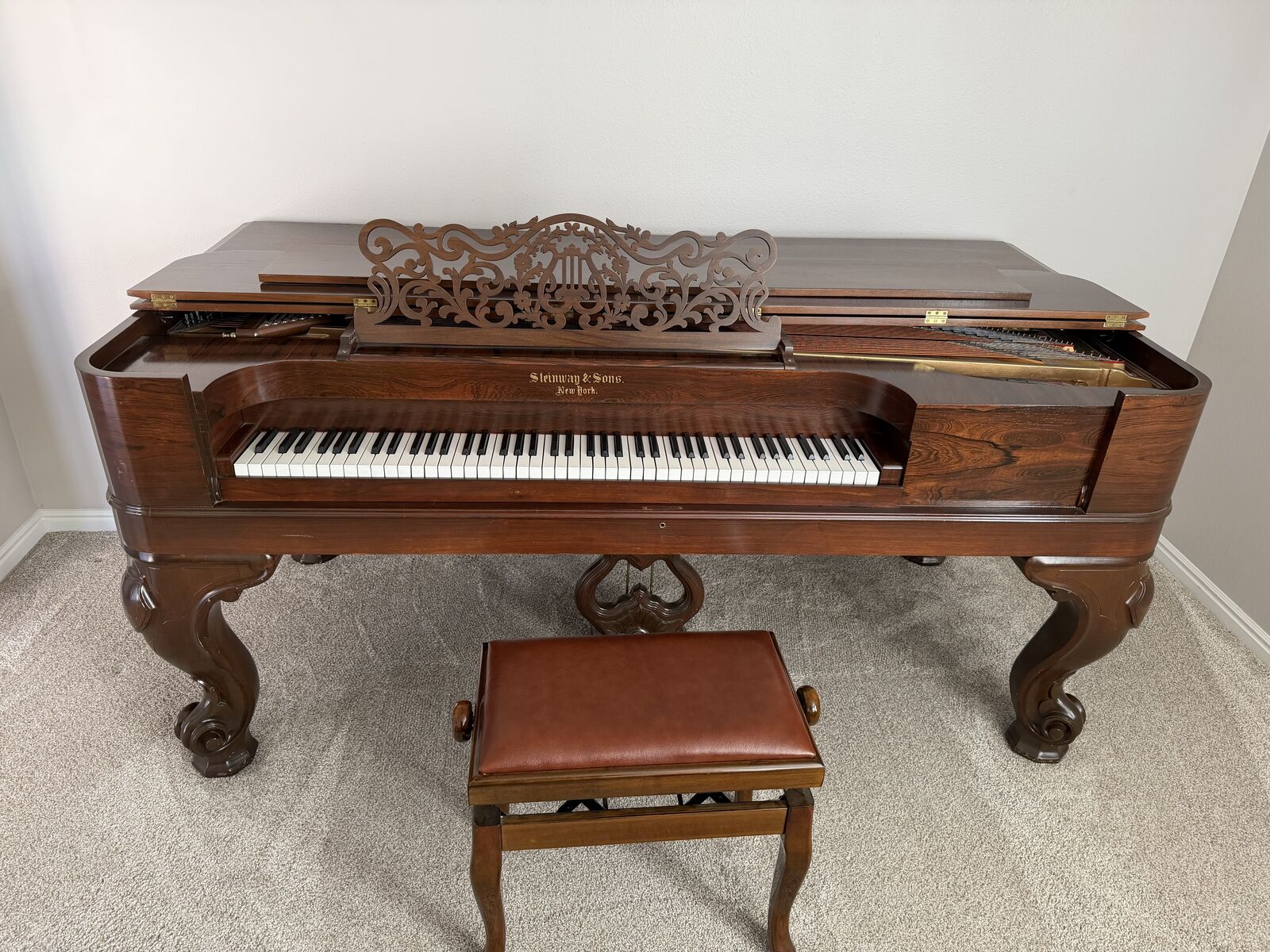 Beautiful 1859 Steinway Square Grand Piano